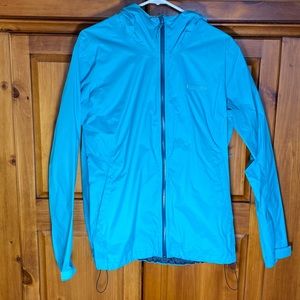 Columbia Women’s Aqua Blue Waterproof Rainjacket